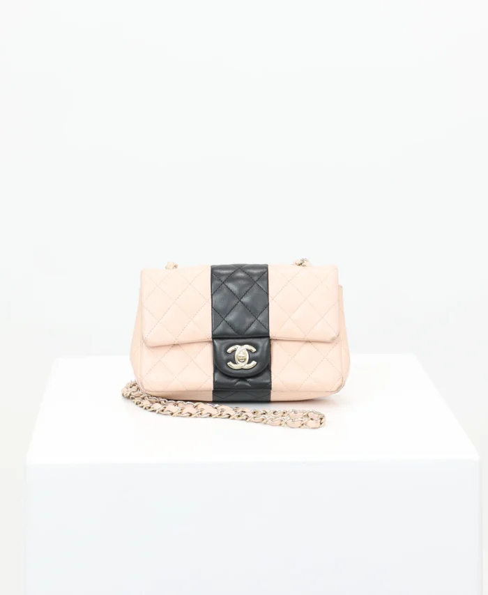 Mini Lambskin Square Classic Flap Bag